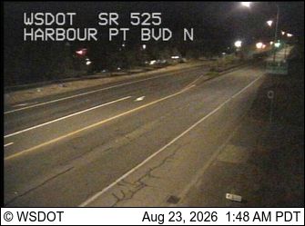 Traffic Cam Mukilteo: SR 525 at MP 5.2: Harbour Pt Bvd N