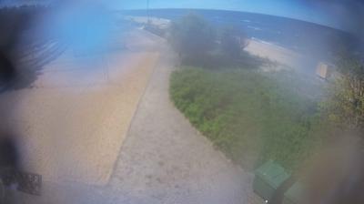 Vista de cámara web de luz diurna desde Saulkrasti: Jūras parks − Saulkrasti Beach