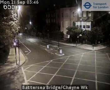 Traffic Cam London: Battersea Bridge/Cheyne Wk
