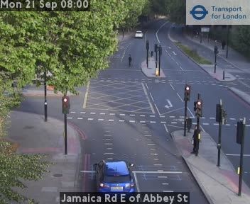Traffic Cam London: Jamaica Rd E of Abbey St