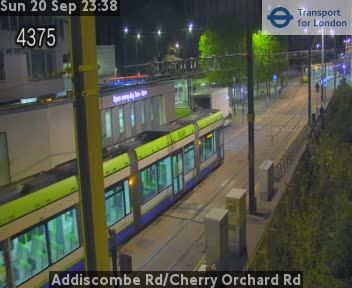 Traffic Cam Croydon: Addiscombe Rd/Cherry Orchard Rd