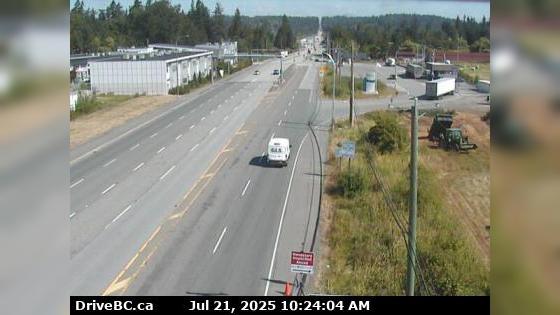 Traffic Cam Surrey › North: Pacific Crossing at 2nd Avenue, looking north