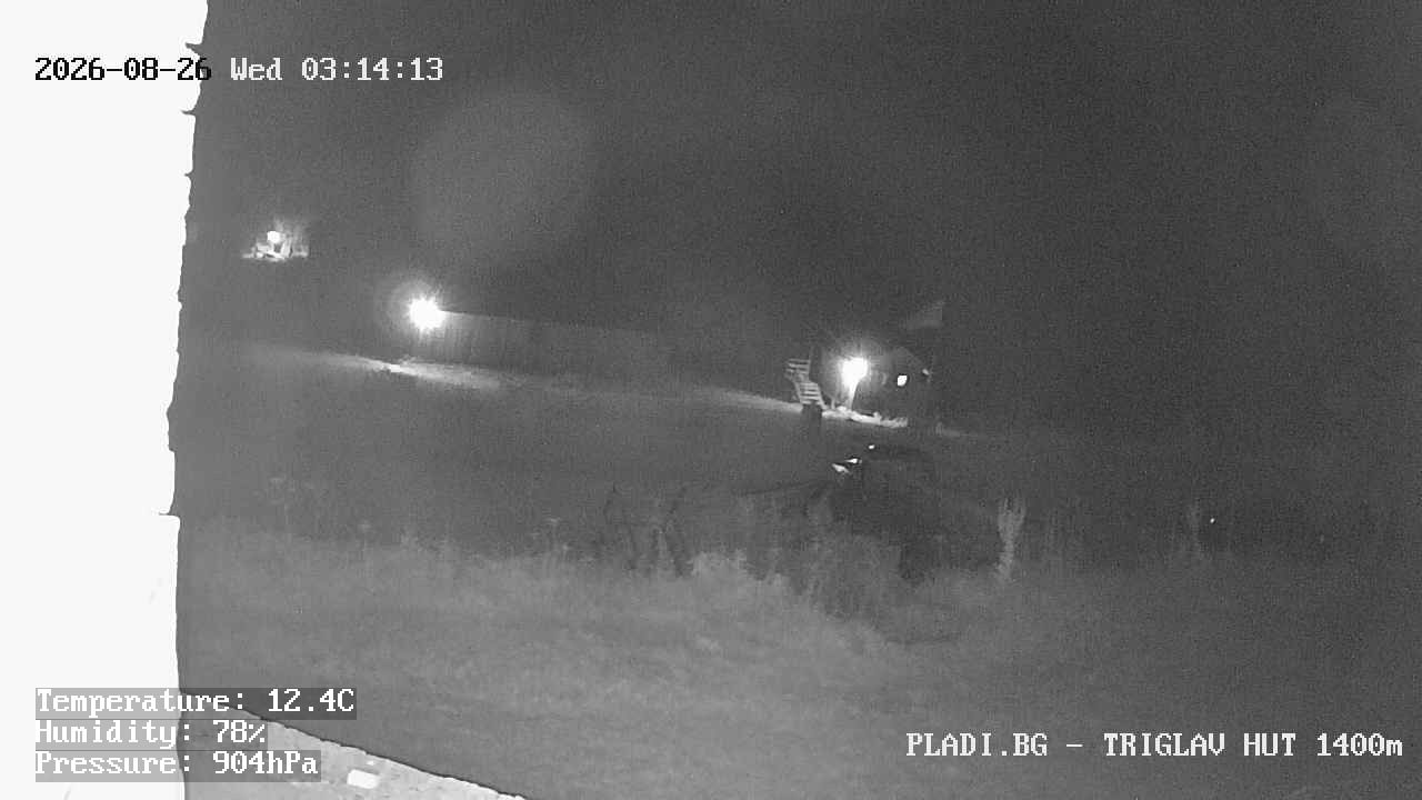Traffic Cam Tazha: Triglav hut - Balkan Mountains