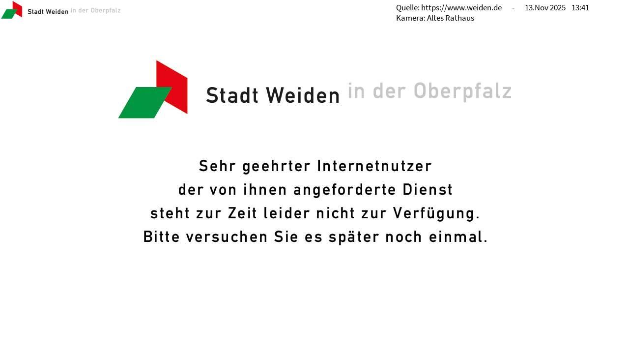 Traffic Cam Weiden in der Oberpfalz › East: Weiden