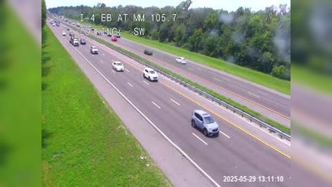 Traffic Cam DeBary: I-4 @ MM 105.7 EB