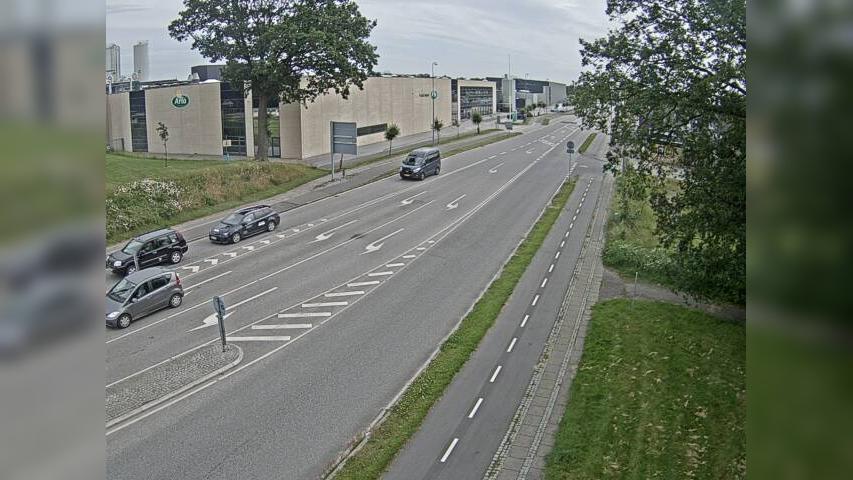 Traffic Cam Krusa › East: Rute 401 Kruså - Ø