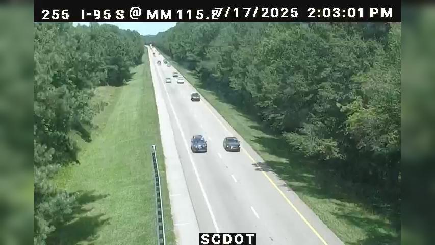 Traffic Cam Halleytown: I-95 S @ MM 115.8