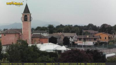 immagine della webcam nei dintorni di Fiesso d'Artico: webcam Maserà di Padova