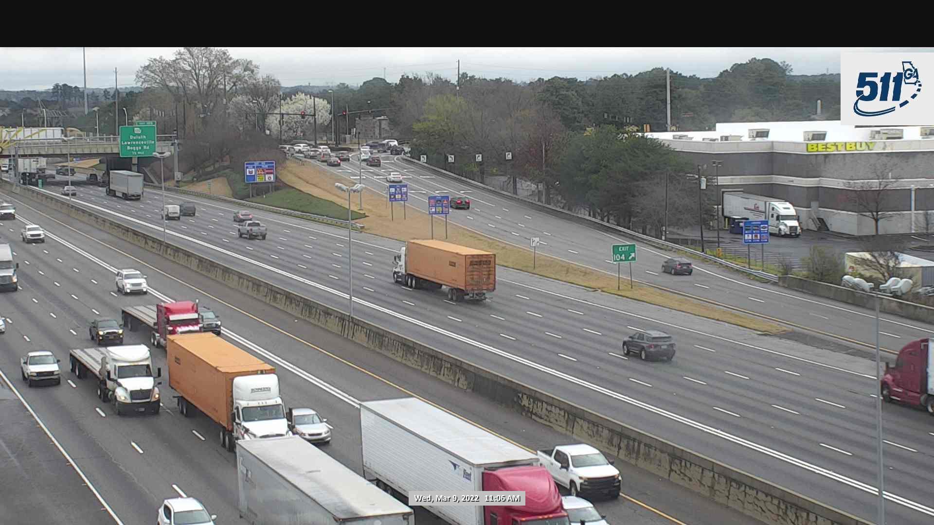 Traffic Cam Pleasant Hill: GDOT-CAM-