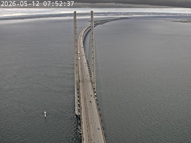 Webcam Öresundbrücke, Malmö, Skåne, Schweden