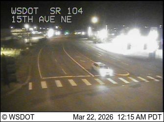 Traffic Cam Mountlake Terrace: SR 104 at MP 29.8: 15th Ave NE