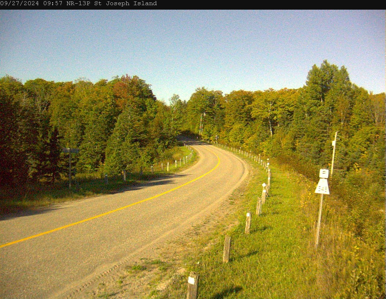 Traffic Cam Jocelyn Township: Highway 548 at St.Joseph Island