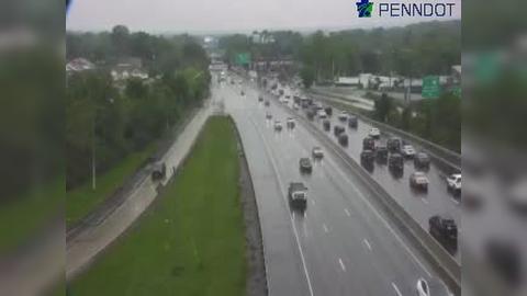 Traffic Cam Chester Township: I-95 @ EXIT 4 (EAST US 322 COMMODORE BARRY BRIDGE/NEW JERSEY)