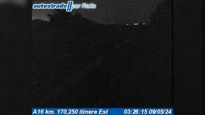 Preview delle webcam di Cerignola: A16 km. 170,250 itinere Est