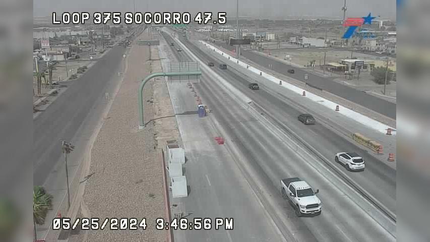 Traffic Cam El Paso › West: LP-375 @ Socorro