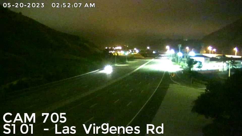 Traffic Cam Calabasas › South: Camera 705 :: S101 - LAS VIRGENES ROAD: PM 31.2