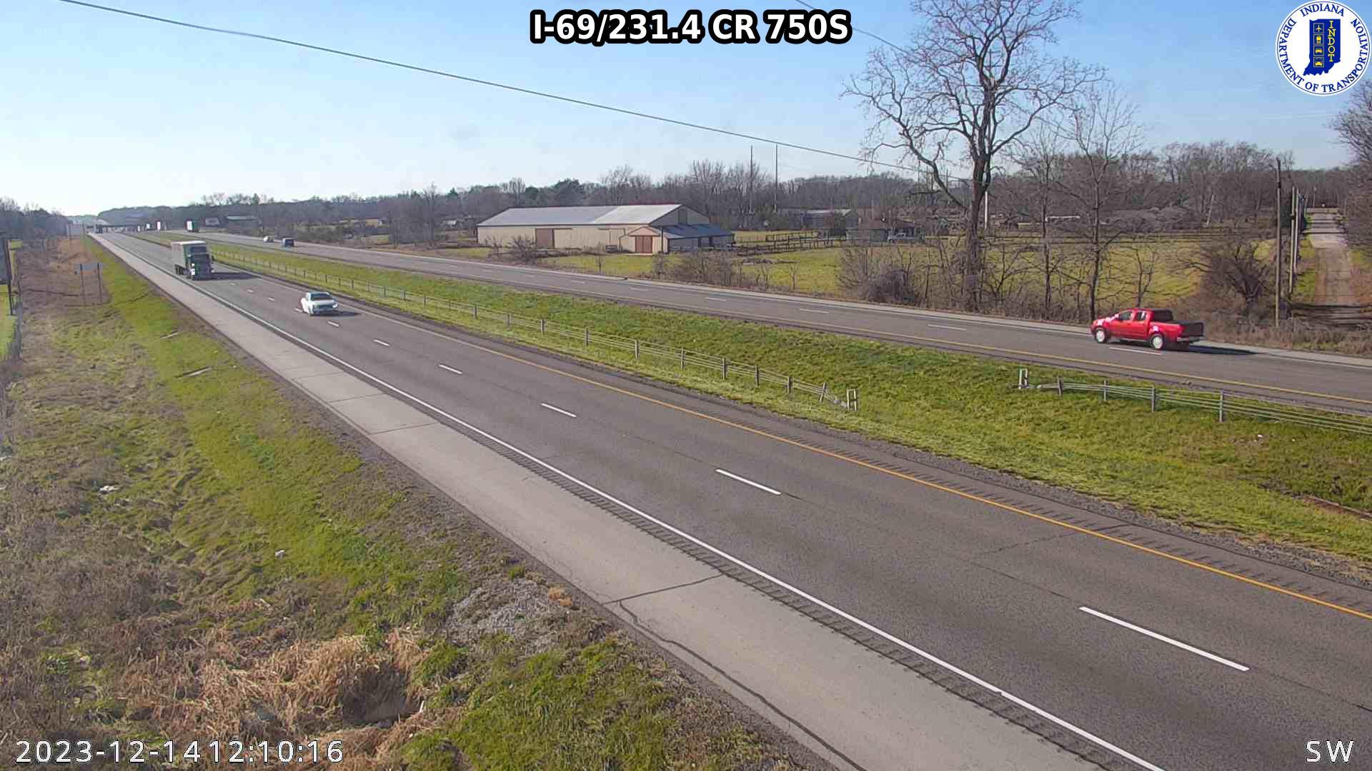 Traffic Cam Chesterfield: I-69: I-69/231.4 CR 750S