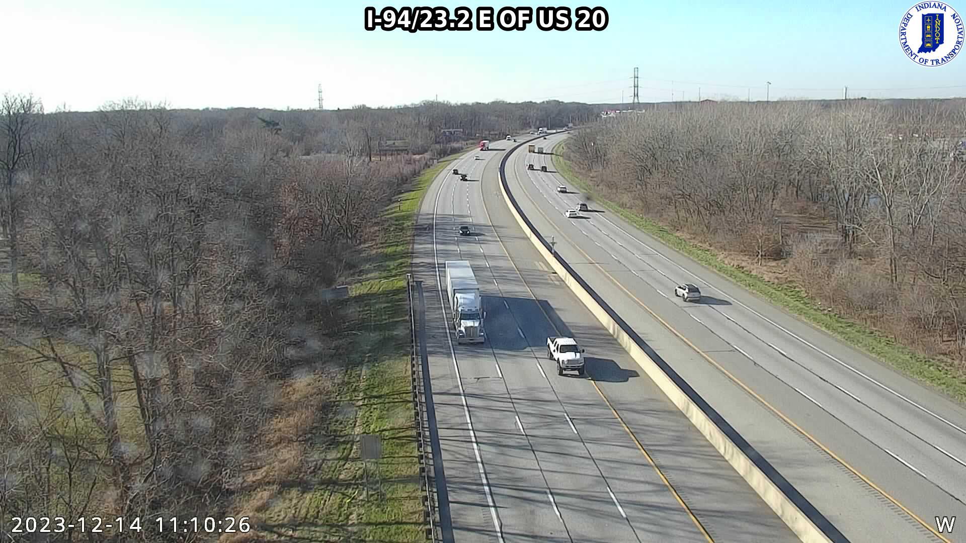 Traffic Cam Porter: I-94: I-94/23.2 E OF US 20: I-94/23.2 E OF US 20